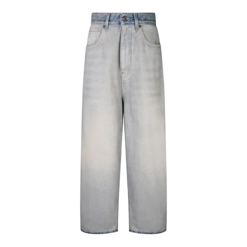 Balenciaga , Mens Clothing Jeans Blue Ss24 ,Blue male, Sizes: