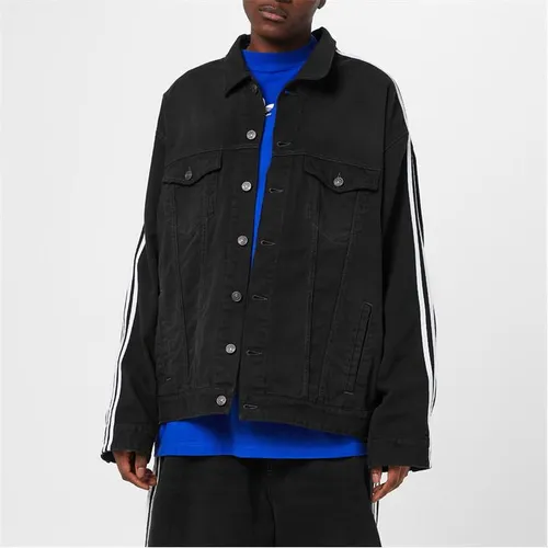 BALENCIAGA Oversized Denim Jacket - Black
