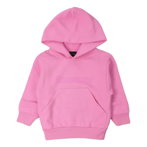 Balenciaga , Pink Caps Hoodie for Girls ,Pink female, Sizes: