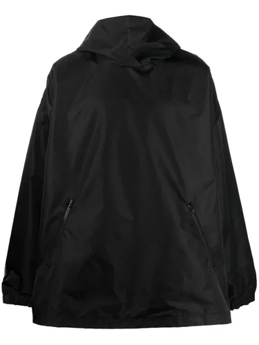 Balenciaga pull-over rain jacket - Black