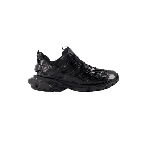 Balenciaga , Rubber Sole Fabric Sneakers ,Black female, Sizes: