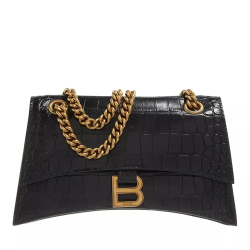 Balenciaga Satchels - Crush Small Chain Bag Embossed - black - Satchels for ladies