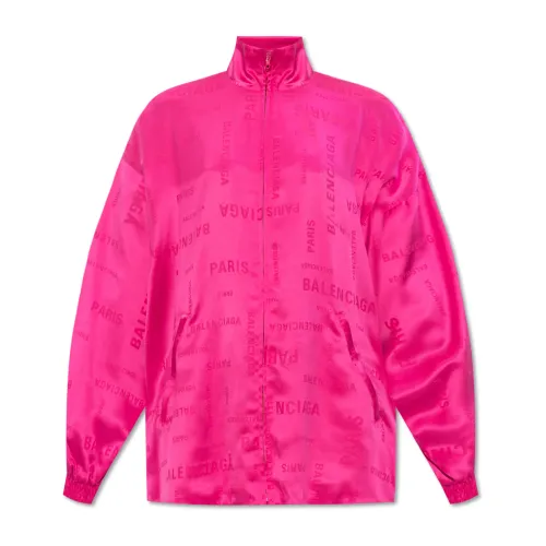 Balenciaga , Silk sweatshirt ,Pink female, Sizes: