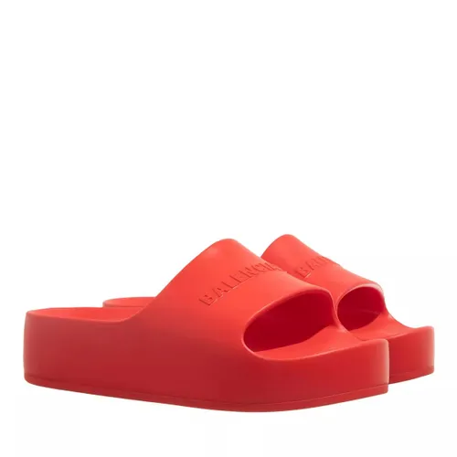 Balenciaga Slipper & Mules - Chunky Platform Slide - red - Slipper & Mules for ladies