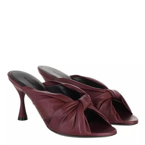 Balenciaga Slipper & Mules - Drapy Sandal Leather - violet - Slipper & Mules for ladies