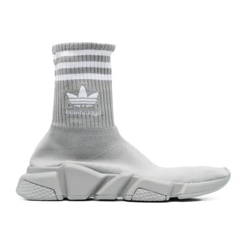 Balenciaga , Speed 2.0 Lt Sock Sneakers ,Gray male, Sizes: