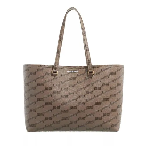 Balenciaga Tote Bags - Bb Signature Shopper Tote Bag - brown - Tote Bags for ladies