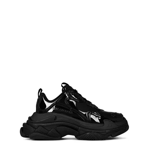BALENCIAGA Triple S Rubber Sneakers - Black
