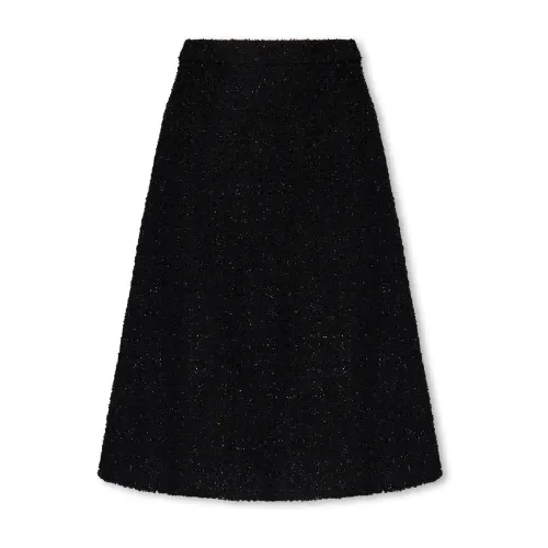 Balenciaga , Tweed skirt ,Black female, Sizes: