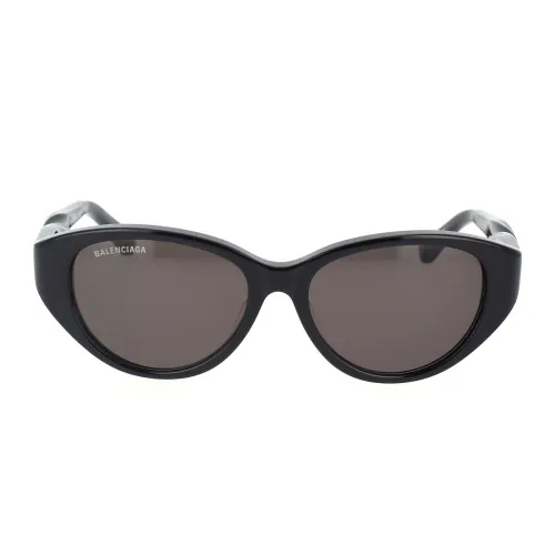 Balenciaga , Twisted Oval Sunglasses ,Black female, Sizes: