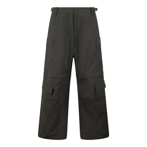 Balenciaga , Unity Sports Icon Light Cargo Pants ,Gray male, Sizes: