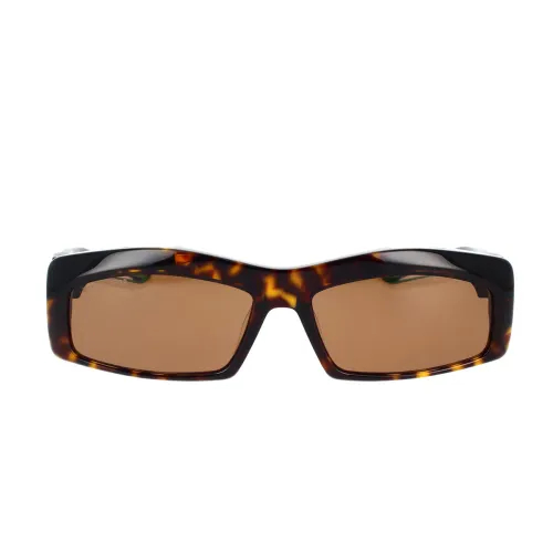 Balenciaga , Vintage Rectangular Sunglasses with Rubber Injected Arms ,Multicolor unisex, Sizes: