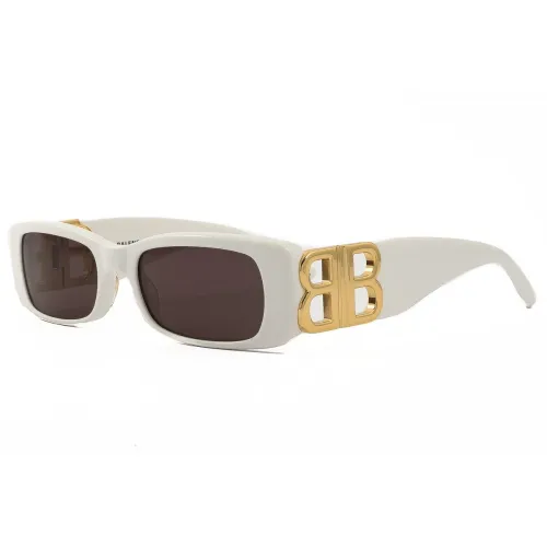 Balenciaga , White Acetate Sunglasses Bb0096S ,White female, Sizes: