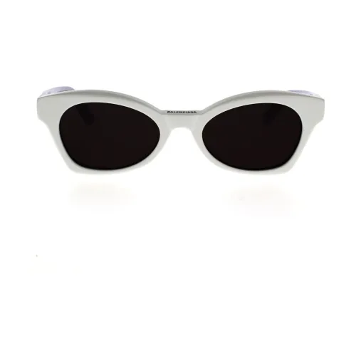 Balenciaga , Womens Butterfly Sunglasses with Precise Angles ,White female, Sizes: