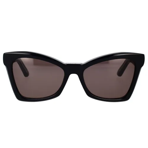 Balenciaga , Womens Cat-Eye Sunglasses with Precise Angles ,Black female, Sizes:
