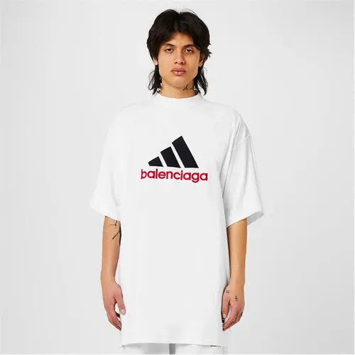 BALENCIAGA X Adidas Oversized Logo T-Shirt - White