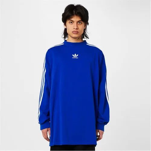 BALENCIAGA X Adidas Oversized Long Sleeve T-Shirt - Blue