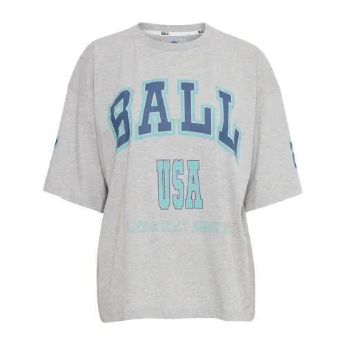 Ball , Original Sw Grey T-Shirt 3/4 Sleeves ,Gray female, Sizes: