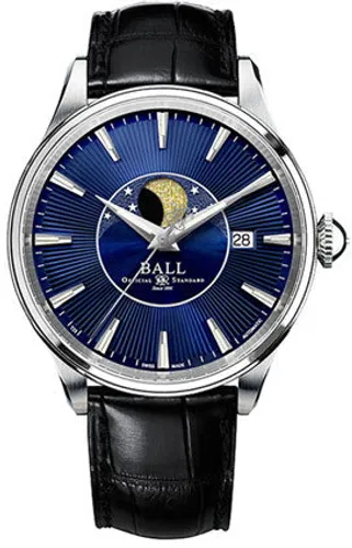 Ball Watch Company Trainmaster Moon Phase - Blue