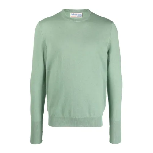 Ballantyne , Cashmere Crewneck Sweater ,Green male, Sizes: