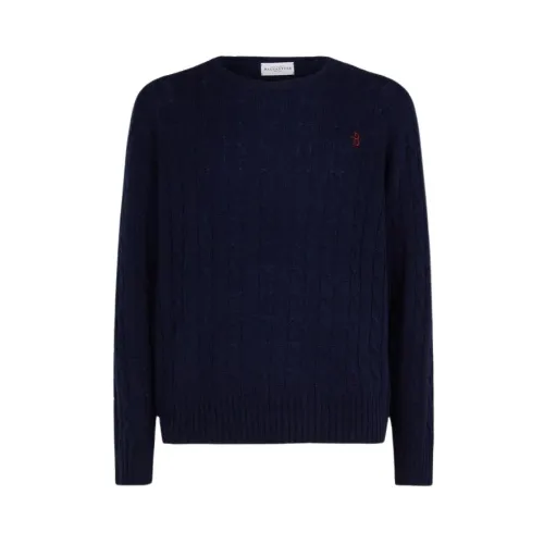 Ballantyne , Sporty and Youthful Sweater ,Blue male, Sizes: