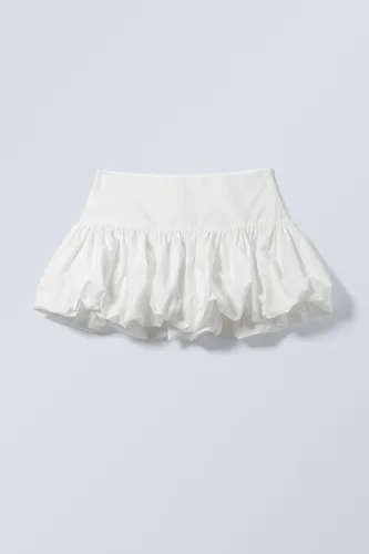 Balloon Mini Skirt - White
