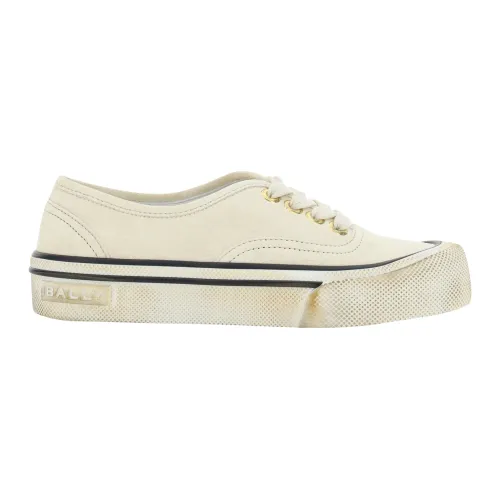 Bally , Bally Lyder Leather Sneakers ,White female, Sizes: