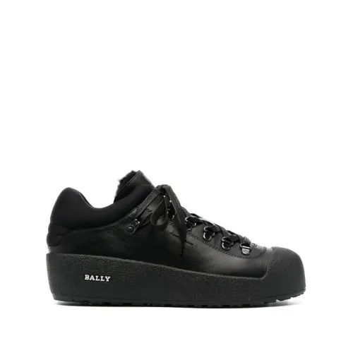 Bally , Black Calf Plain Ankle Boots ,Black male, Sizes: