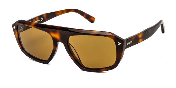 Bally BY0026 52E Men's Sunglasses Tortoiseshell Size 58