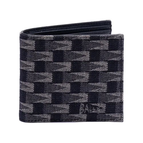 Bally , Denim Wallet with Pnt Monogram ,Multicolor male, Sizes: ONE SIZE