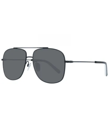 Bally Mens Aviator Sunglasses - Black - One