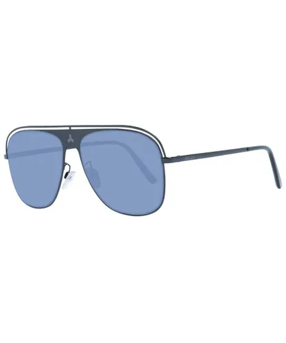 Bally Mens Classic Aviator Sunglasses - Black - One