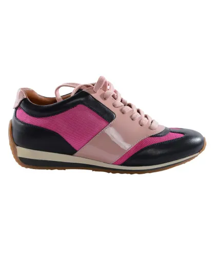 Bally Mens Sneakers in Magenta - Pink