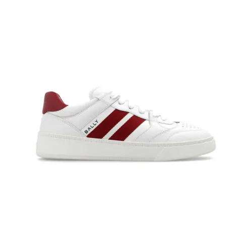 Bally , Red Leather Sneakers - Stylish and Functional ,White male, Sizes:
