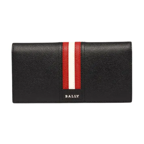 Bally , Slim Leather Wallets ,Black male, Sizes: ONE SIZE