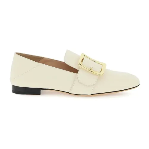 Bally , White Leather Loafers for Women ,White female, Sizes: