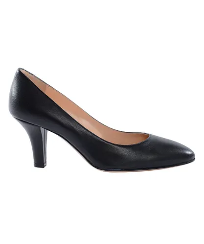 Bally Womens High Heels in Black Leather