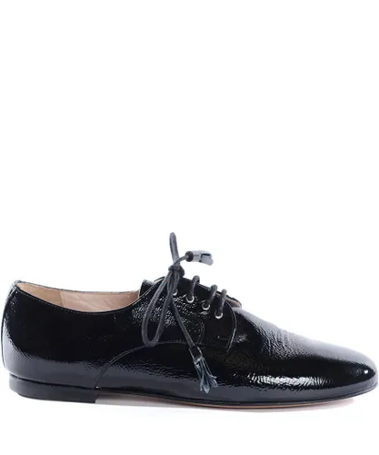 Bally Womens Oxfords in Black Leather