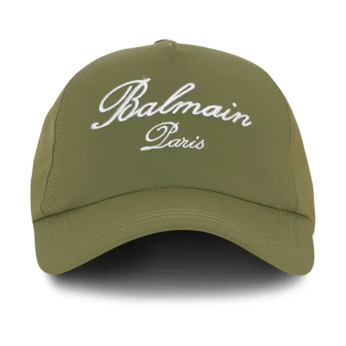 Balmain , Balmain Hats Green ,Green male, Sizes: ONE