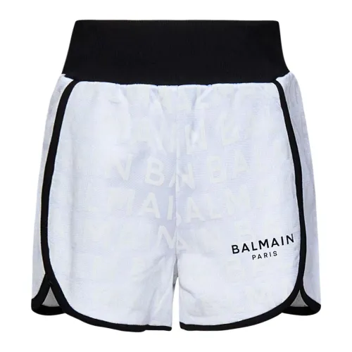 Balmain , Balmain Shorts White ,White female, Sizes: