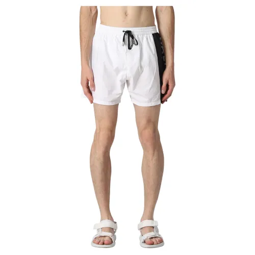 Balmain , Beachwear Collection - Men`s Swimwear ,White male, Sizes: