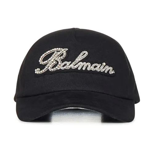 Balmain , Black Stylish Hats ,Black male, Sizes: ONE