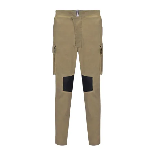 Balmain , Cargo tapered pants ,Green male, Sizes: