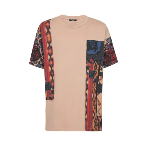 Balmain , Cotton T-shirt ,Multicolor male, Sizes: