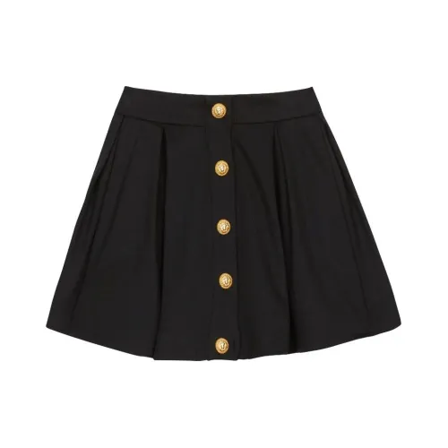 Balmain , Girl's Clothing Skirts Black Noos ,Black female, Sizes: