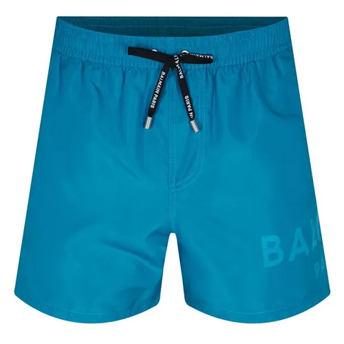 BALMAIN Logo Swim Shorts - Blue