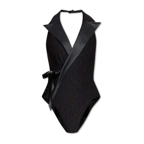 Balmain , One-piece swimsuit ,Black female, Sizes:
