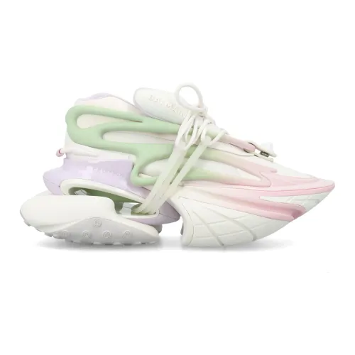 Balmain , Pastel Unicorn Low-Top Sneakers ,Multicolor female, Sizes: