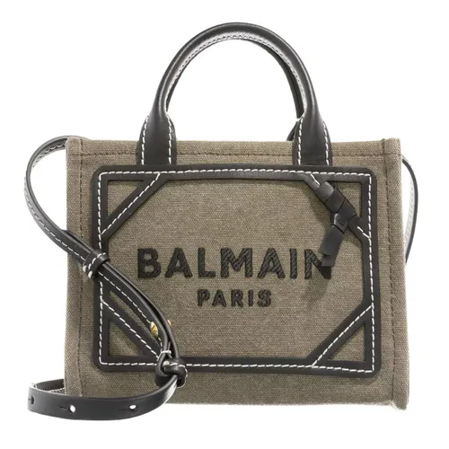Balmain Shopping Bags - B-Army Shopper Mini - green - Shopping Bags for ladies