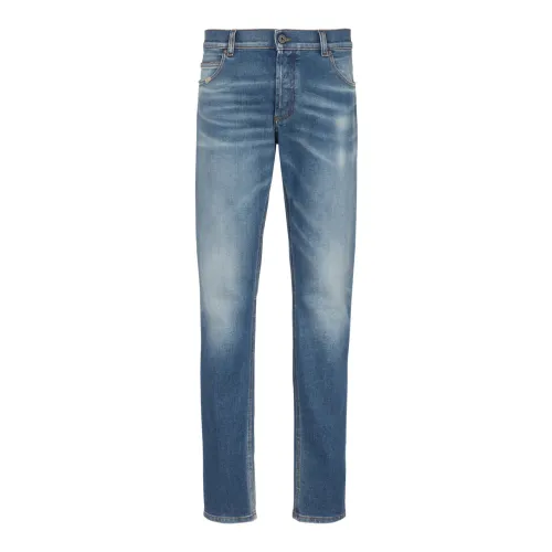 Balmain , Slim-fit denim jeans ,Blue male, Sizes: